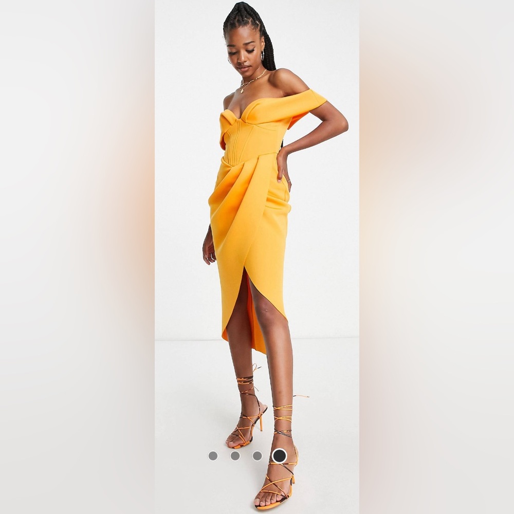 ASOS Midi Dress/ asymmetrical US8 Tall